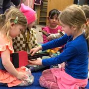 Fireweed Frescoes Kindergarteners Visit Girassol Learning Center